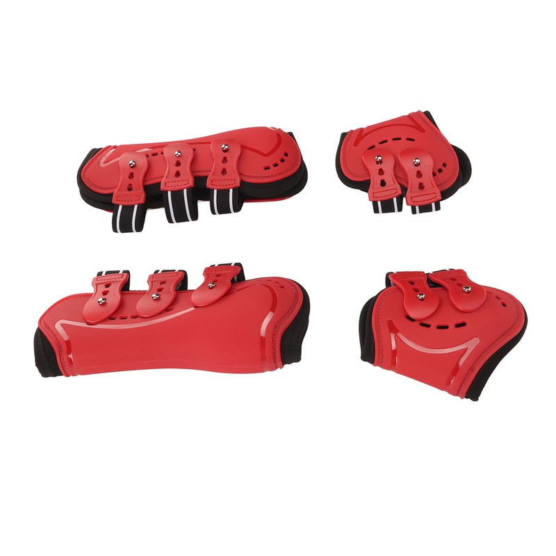 Horse Front Hind Leg Boots Breathable Impact Resistant Open Front