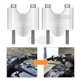 CB 2'' Handlebar Bar Risers For 2006-2025 Suzuki Boulevard M109R Intruder M1800R