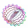 Tiudium Fairy Kinetic Gradient Color Wind Spinner Sculpture 3D Wind