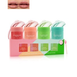 Lip Sleeping Mask Set, Moisturising Lip Mask, Day & Night Lip Care, Repairs Dry Cracked Peeling Lips, Nourishing Formula Lip Balm Lip Balm Lip Balm Lip Balm Lip Balm