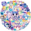SigyoJeom 200PCS Starry Sky Cat Stickers, Holographic Stickers for Kids