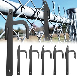 Chain Link Banana Clips 6 PCS, Metal Fence Stretcher Tensioning, Hook Loop Mesh Tools for Fixed Chain Link