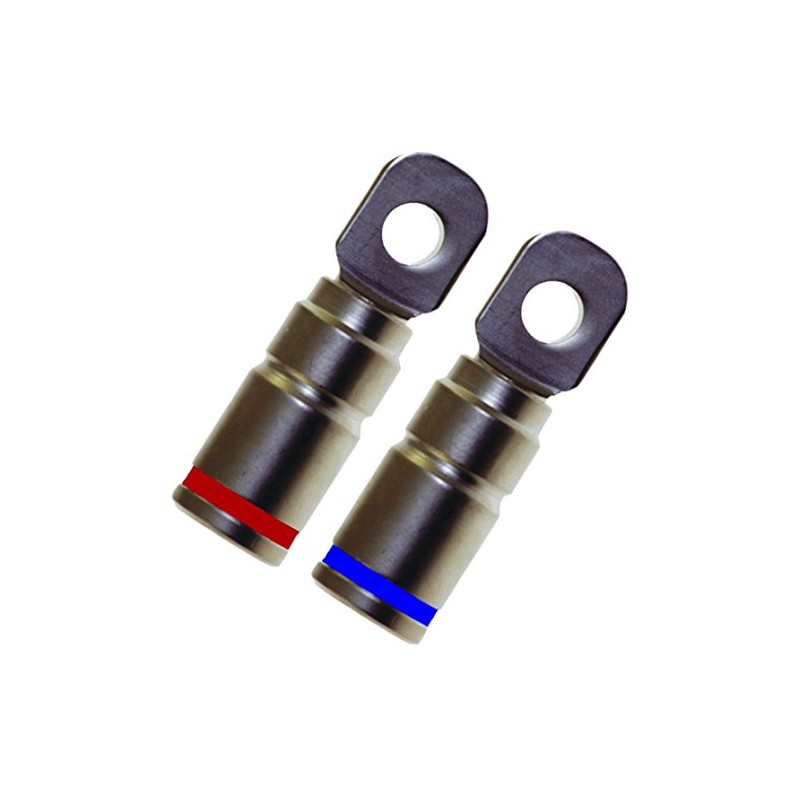 Absolute USA CRT100-2 1 Pair Chrome 0 Gauge Power Ring