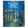 GFM® Silk Blend Painting Based Scarf (Van Gogh -Starry Night