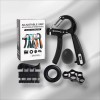 Unbranded Various Strengtheners For Grip, And Forearms. 5 Piece Kit