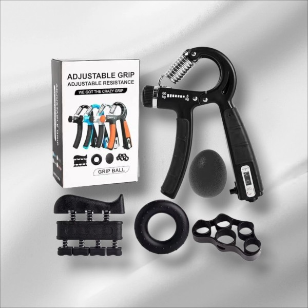 Unbranded Various Strengtheners For Grip, And Forearms. 5 Piece Kit