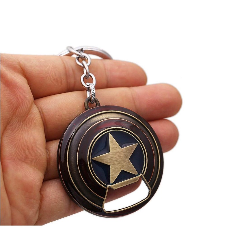 Nidavellir Shield Keychain Bottle Opener, Beer Gifts Bottle Opener for
