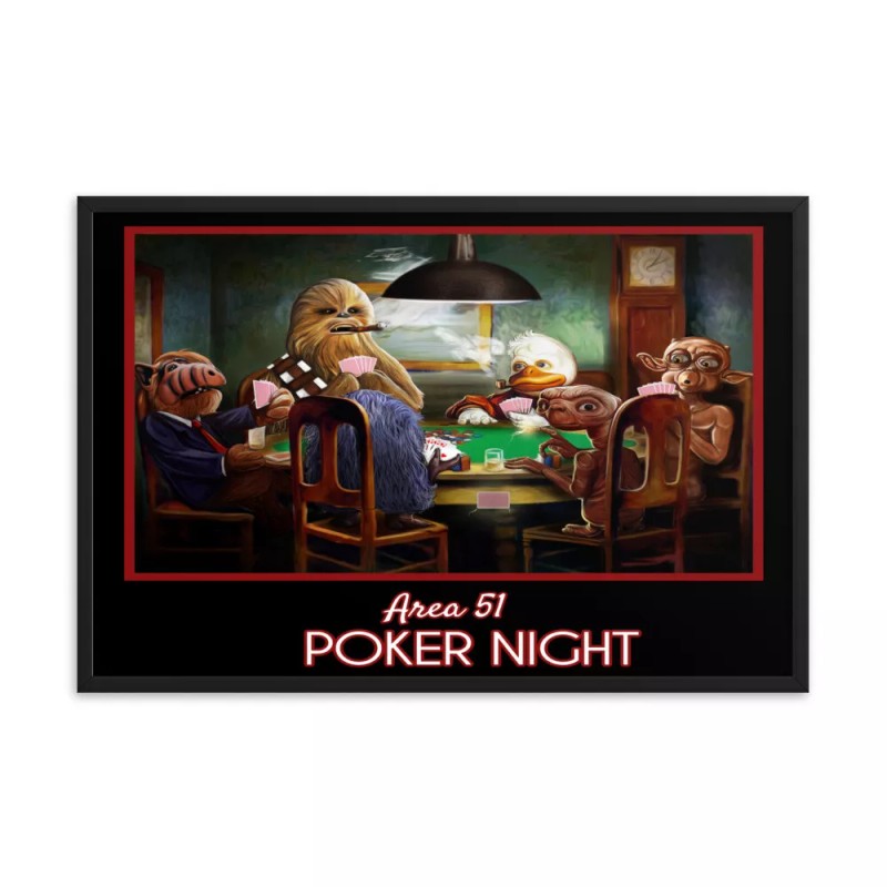CoffeeWirePrints Area 51 Poker Night