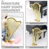 ibasenice Lightweight Instrument Decorations - 1pc Mini Harp Home Decoration