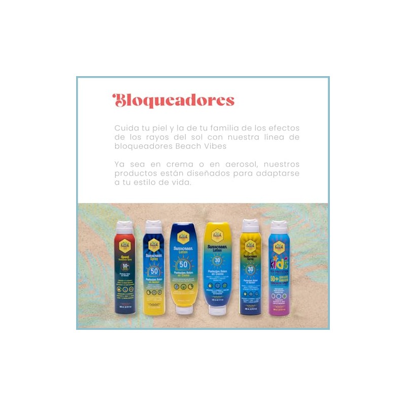 Beach Vibes - Protector Solar Crema 30 FPS 240 ml