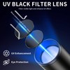 E-riding 2 Pack Black Light UV Light, 395nm & 365nm