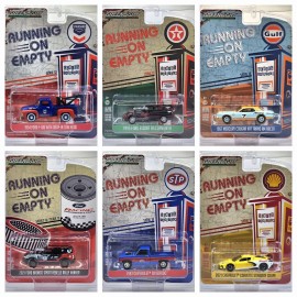GREENLIGHT RUNNING ON EMPTY S13 FACTORY SEALED CASE OF 6 VEHICLES POSSIBLE CHASE