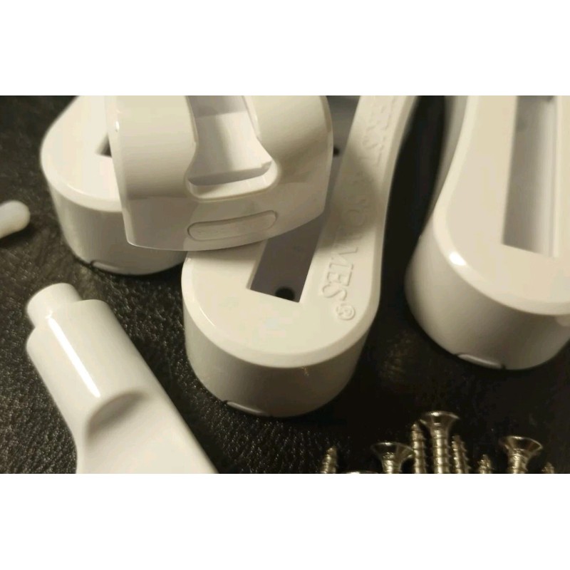 Gilchrist & Soames 6 Mini Disappearing ABS Bracket Screw Mount