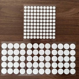 160 Pcs Double Sided Tape,10 mm/20 mm Sticky Putty Clear Removable Double Sided Adhesive Dot Sticker,No Trace Sticky Putty for Wall Hanging,Round Two Sided Tape for Crafts Decoration