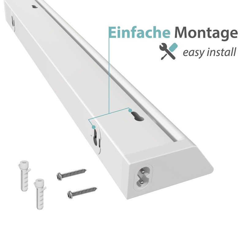 ledscom.de LED Under-Unit Light LIWO Swivelling (Size and Colour Selectable)