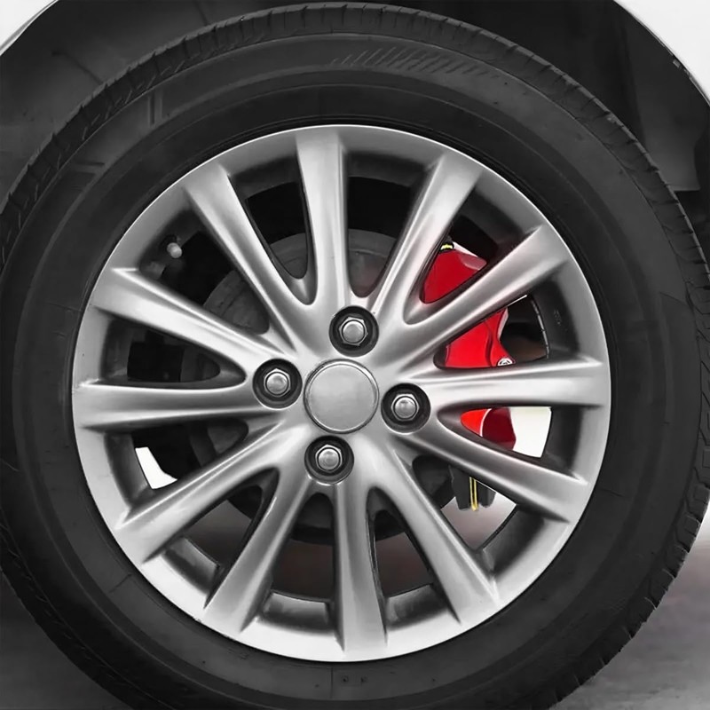 JNNJ Pack of 2 Car Brake Caliper Covers, 3D Style
