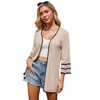 GRACE KARIN Cardigan Women's 3/4 Sleeve Summer Cardigan Elegant Thin