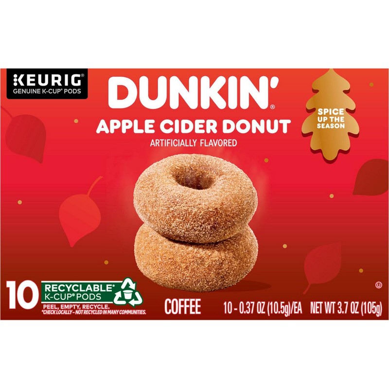 Dunkin, Apple Cider Donut K-Cups, 10 Count