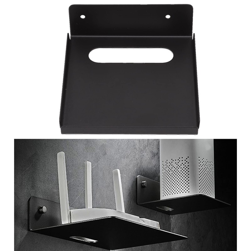 Router Shelf, Floating Wall Shelf for Projector Router, Wall Mount
