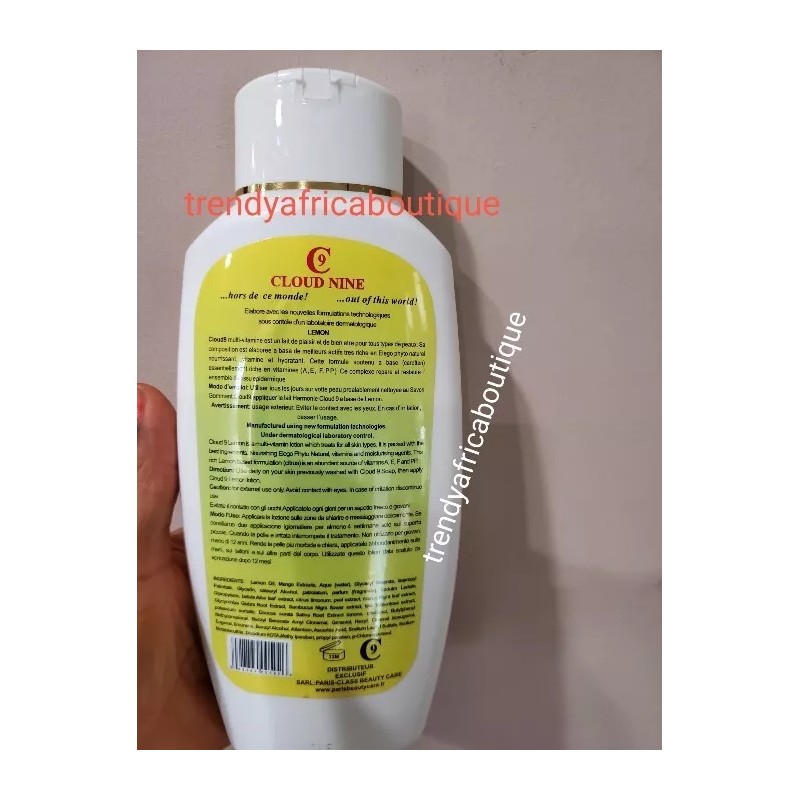 exclusif CLOUD-9 PARIS Lemon & Mango extracts body lotion. 👌