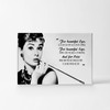 Smile Art Design Audrey Hepburn Breakfast at Tiffany`s Quotes Canvas