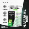 Bcaas Aminoácidos Natural Green 500g 50servis Varios Sabores
