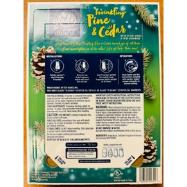 Glade Plugins Twinkling Pine and Cedar, 6 Scented Oil Refills + 2 Warmers Spruce
