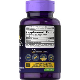 Melatonina 300 Capsulas 10mg Maxima Potencia Eg M42 Sabor Berry