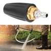 Pressure Washer Turbo Nozzle 1/4in Quick Connect Ceramic Core Copper