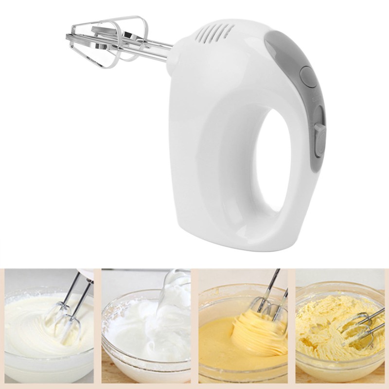Electric Hand Mixer 300W 5 Speed Bowl Rest Safe Multidirection