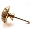 French Furniture Fittings Set of 6 Brass Knobs (FFF) Kitchen