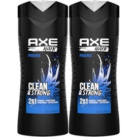 AXE Phoenix - Champú y acondicionador 2 en 1 para hombre, paquete de 2, aroma a menta triturada y romero, 16 onzas líquidas Ea
