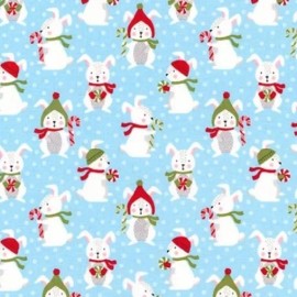 Kaufman Robert Kaufman Frosty Friends by Andie Hanna AHE 16659 63 Sky Bunnies