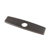 Luxier DKPL-10O 10" Kitchen Sink Faucet Hole Cover Deck Plate