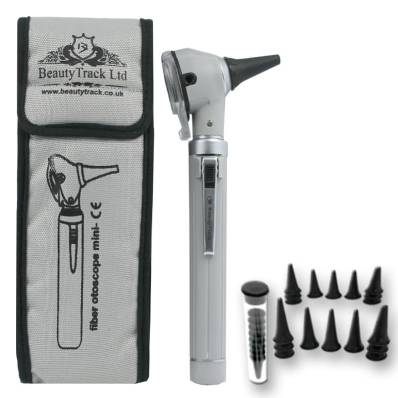 BeautyTrack F.O Mini Otoscope Auriscope Fiber Optic Ent Medical Diagnostic