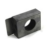 Gate Lockbox Single Hole Weldable Steel 3 1/2" x 4