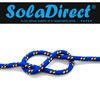 Blue & Yellow Polypropylene Rope, Solid Braided Poly Rope Cord