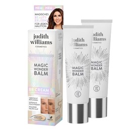 Judith Williams Cosmetics Magic Wonder Face Balm, getönte Tagescreme mit LSF und Anti-Aging-Effekt, feuchtigkeitsspendende und hauttonanpassende BB Cream, 2 Stück