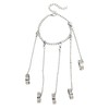 BEIBXHQQ 1 Piece Open Ring with Chain, Finger One Piece