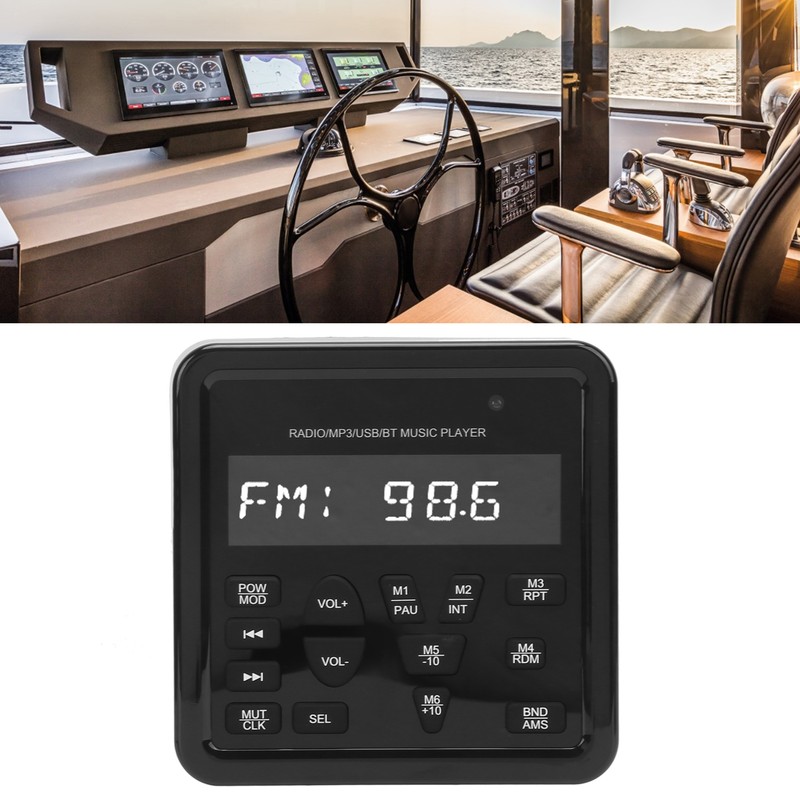 Bluetooth MP3 Player USB Radio Sound System IP66 Waterproof for