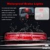 DimFlux Third Brake Lights LED High Mount Stop Light Compatible