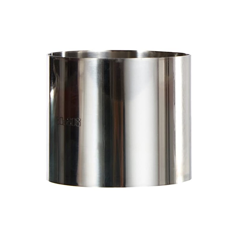 Ibili Pastry Ring 7x6 cm of Stainless Steel, Silver, 7
