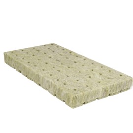 FLOWERPLUS Rockwool Cubes for Hydroponics Growing, 1" 50 Plugs Rock Wool Seed Starter Sheet