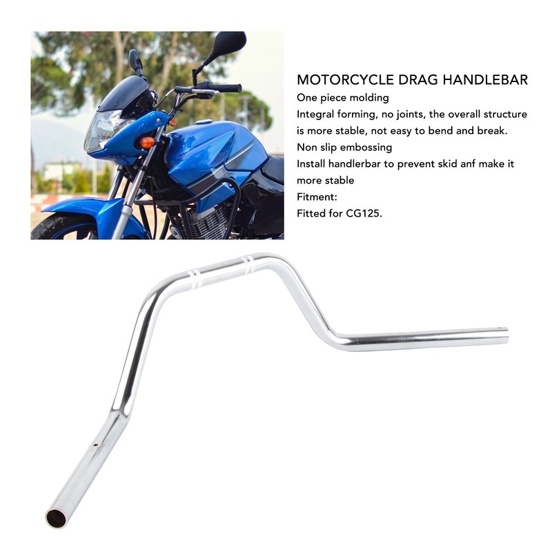 Motorcycle Drag Handlebars 22mm Motorbike Drag Flat Bar for CG125