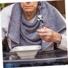 Mikinona Adaptive Feeding Spoon for Elderly Ergonomic Long Handle Self