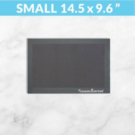 14.5 X 9.6 Small Mesh Non-Stick Baking Mats Pack of 3, Fits what is commonly called a Quarter sheet pan