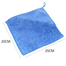 PREMJCROY 5 Pieces Set Hand Dry Towel Five Colors Hanging Loop Fast Drying Superfine Hand Towel Hanging Hand Towels Soft Dry Hand Towel Fiber Cloth for Kitchen Bathroom 9.8 * 9.8 Inch(25 * 25CM)