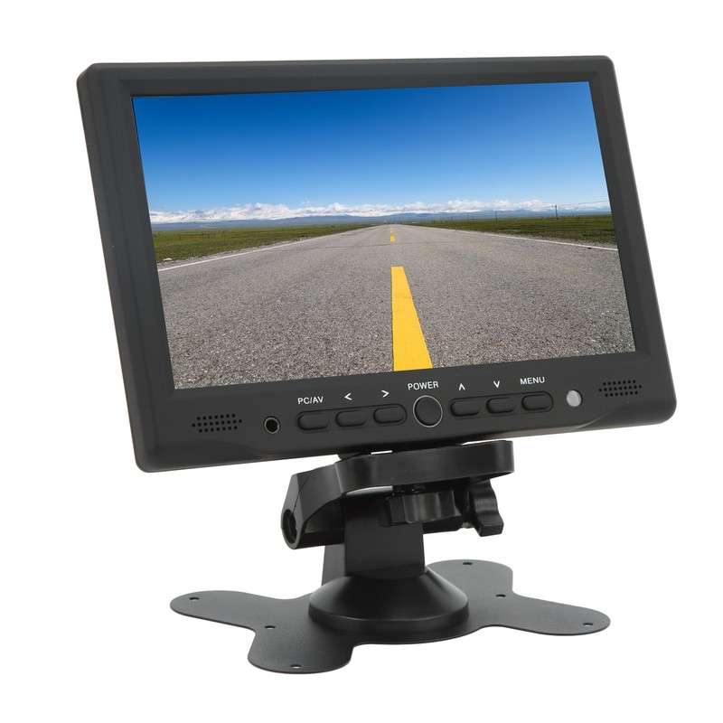 7in TFT LED Monitor VGA AV DC HD Multimedia Interface