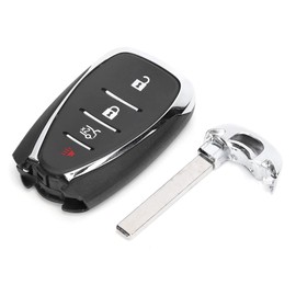 Car Key Case, Intelligent High Gold Content with 4 Buttons Replacement for Camaro /2/3/4/5