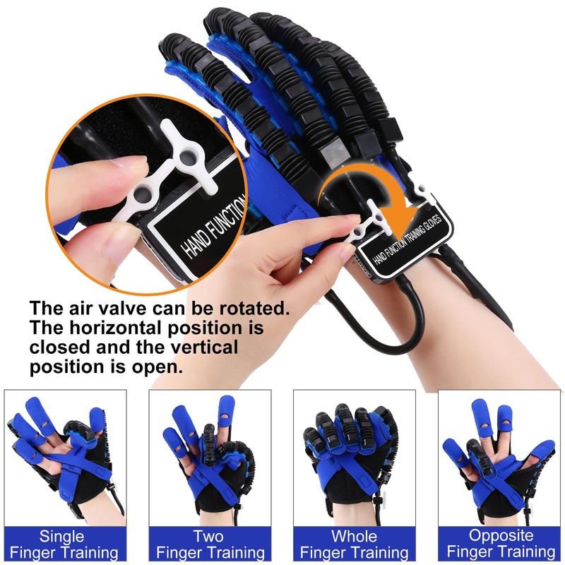 Rehabilitation Robot Glove for Stroke Hemiplegia Finger Recovery Equipment -
